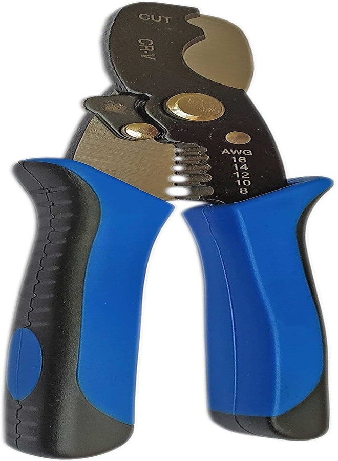 Inditrust أداة متعددة الوظائف لتقشير وفصل عازل أسلاك الكابلات من إنديترست - أزرق - Image 1